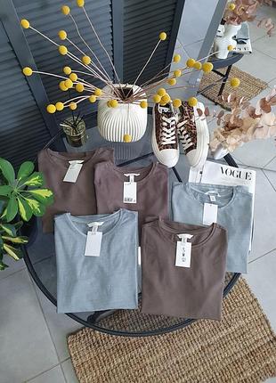 Футболка приталена h&m cotton оригінал