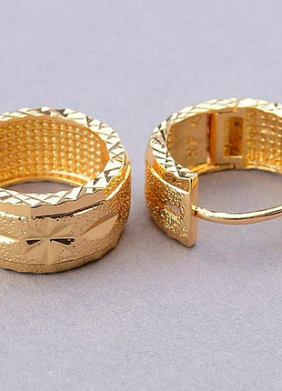 Сережки xuping позолота