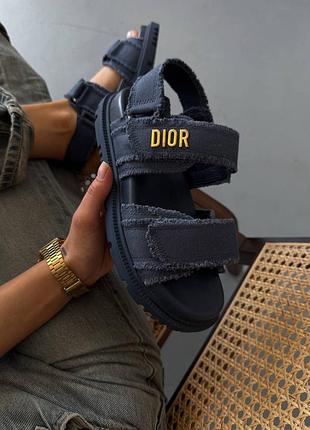 Сандалі d1or sandals blue jeans