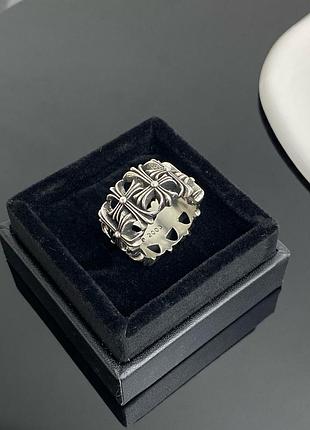 Каблучка chrome heart кольцо