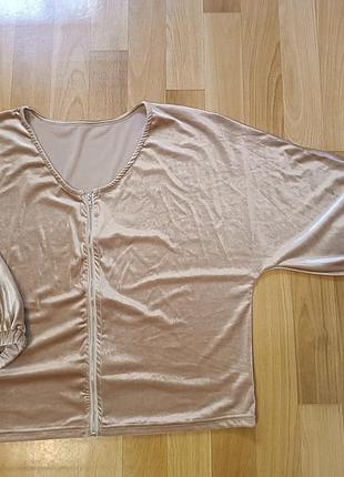 Кофта женская на молнии.кое