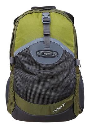 Міський рюкзак onepolar rubicon 1581 green | 23 л | легкий та зручний