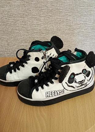 Детские кроссовки heelys zoo crew с колесами!размер 33
