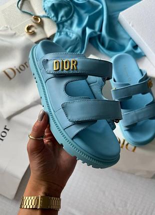 Сандалі d1or slippers blue
