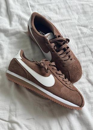 Женские кроссовки найк кортез, nike cortez, женккие кроссовки найк коричневое