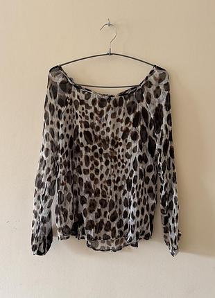 Шелковая невесомая блуза line of oslo