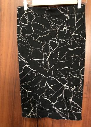 Спідниця юбка міді трикотаж h&m