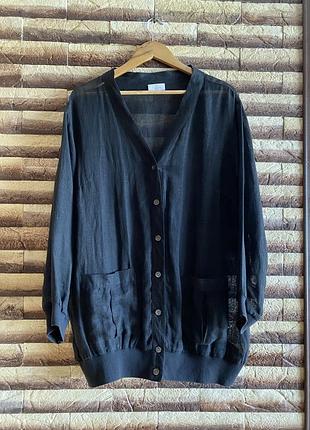 Кардиган натуральний льон