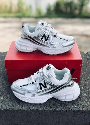Женские кроссовки new balance/ летние белые кроссовки