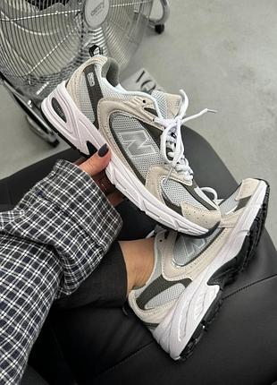 Жіночі кросівки new balance 530, сірі кросівки нью баланс, весна-літо