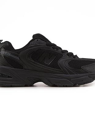 Жіночі кросівки new balance 530, чорні кросівки нью баланс з сіткою , весна-літо