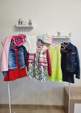 Пакет літніх речей для дівчини 4-5 років 104-110