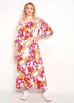 Платье в цветочный принт