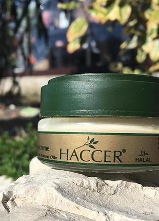 Haccer — натуральний оливковий крем без сульфатів, без парабенів, без ароматизаторів, без барвників