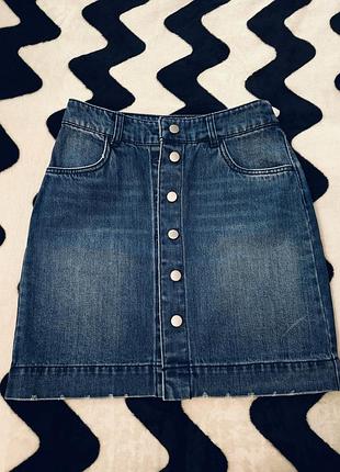 Юбка h&amp;m, коттон