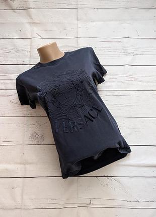 Синяя футболка от versace