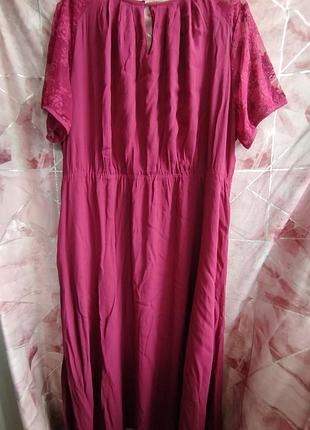 Платье, макси, батал
