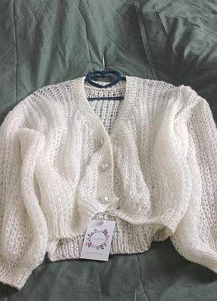 Кардиган облачка ручной работы. handmade
