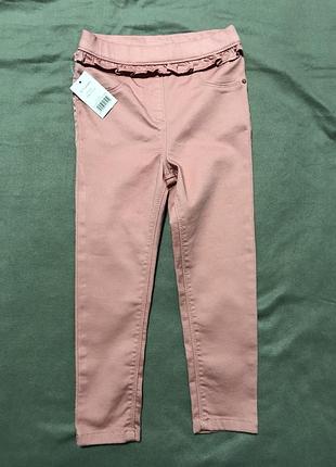 Пудрові джинси george, на вік 4-5 років, зі знижкою