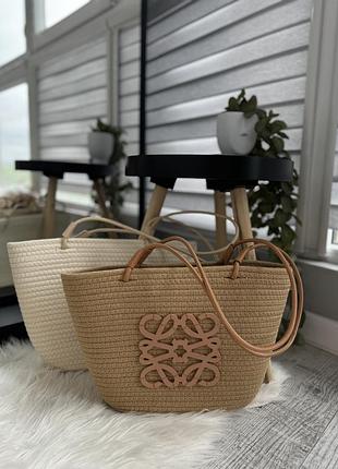 Сумка соломʼяна loewe