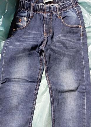 Джинсы для мальчика, длина 76 см
рост 128 см