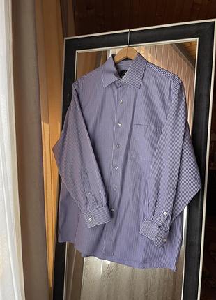 Чоловіча сорочка в смужку ідеальний стан від calvin klain  розмір l