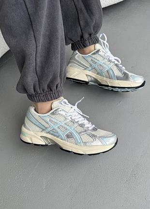 Кроссовки asics gel-1130 kith "cream/starlight blue"