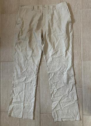 Штани льонові чоловічі