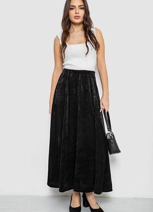Юбка бархатная