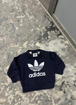 Дитяча спортивна кофта світшот adidas на 0-3 місяців