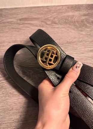 Ремень 3см из натуральной кожи туречки + коробка, ремень кожа женский кожаный черный золото пояс кожа стиля touch hilfiger томми хилфигер