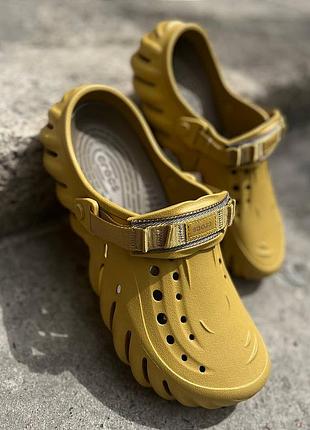 Мужские кроксы сабо crocs white echo clog crocs white crocs white crocs white echo clog все размеры в наличии