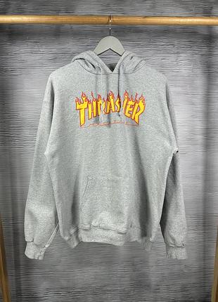Thrasher flame big logo худі з гарним дизайном оригінал!-