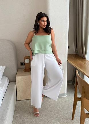Брюки легкие летние палаццо