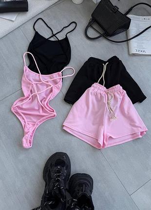 Костюм: боді + шорти