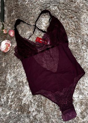 Неймовірний боді кольору марсала (бордо )🍓yamamay!