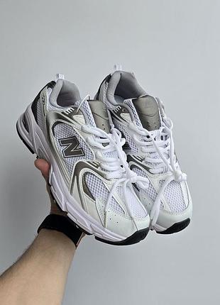 Мужские кроссовки new balance 530 white grey