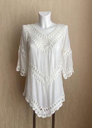 Chicoree, мереживна пляжна туніка, р. s