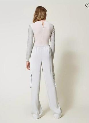 Широкие брюки карго marks spencer 3