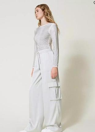 Широкие брюки карго marks spencer 2