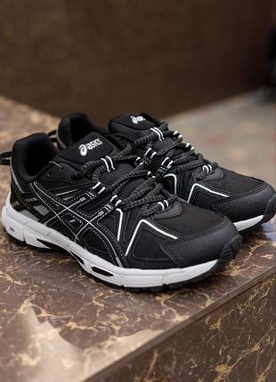 Мужские кроссовки asics gel-kahana 8 waterproof black white