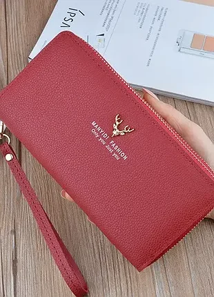 Жіночий гаманець клатч на 2 відділи 1144