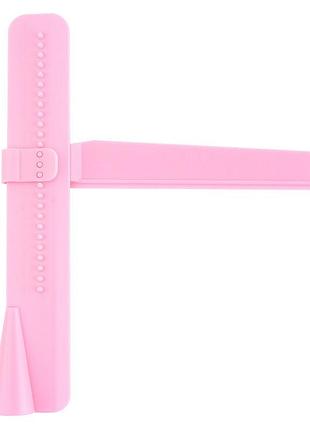 Кутовий шпатель для вирівнювання тортів, регульований, кондитерський шпатель-скребок (рожевий)