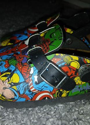 Капці дитячі ортопедичні шкіра birkenstock розмір 27-17см