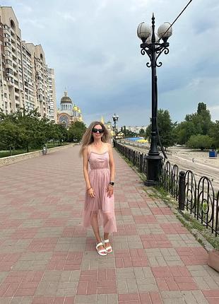 Сукня рожева 2
