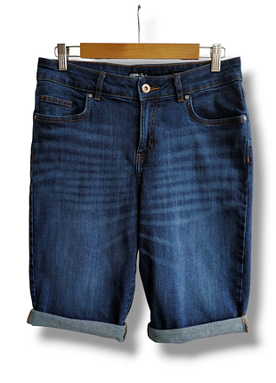 Женские джинсовые шорты бермуды tu clothing.