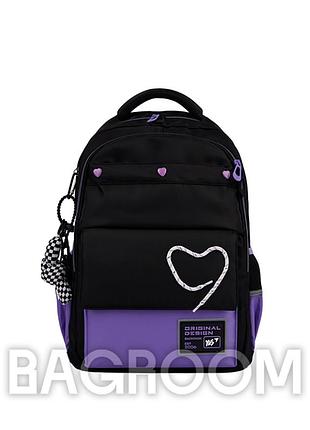 Рюкзак шкільний yes purple hearts ts-48 559923