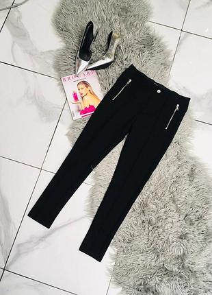 Чёрные леггинсы zara basic s