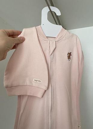 Детская евро пеленка на молнии с шапочкой mag baby 0-3 месяца