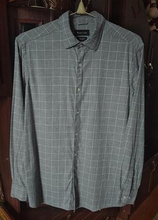 Мужская рубашка massimo dutti, размер м